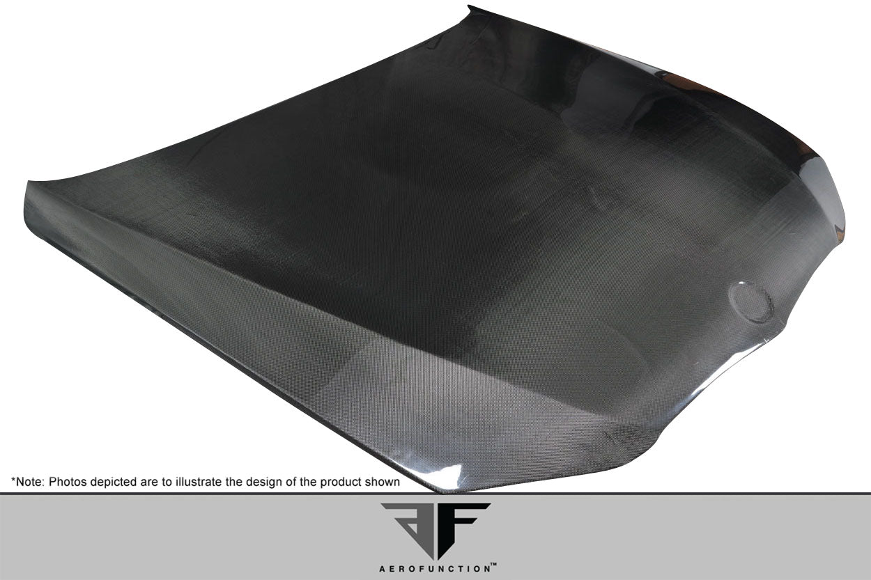 2007-2010 BMW 3 Series E92 2dr E93 Convertible Carbon AF-2 Hood ( CFP ) - 1 Piece